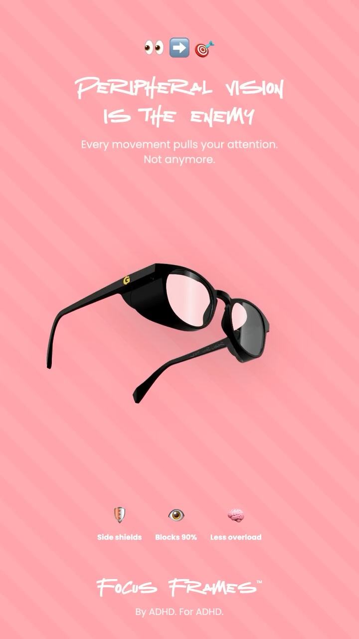 Cover of Goghini’s reel about movement at the edge of your vision